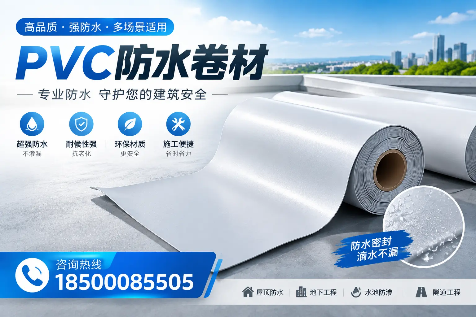 PVC防水卷材的市场竞争分析，延安品牌选择参考
