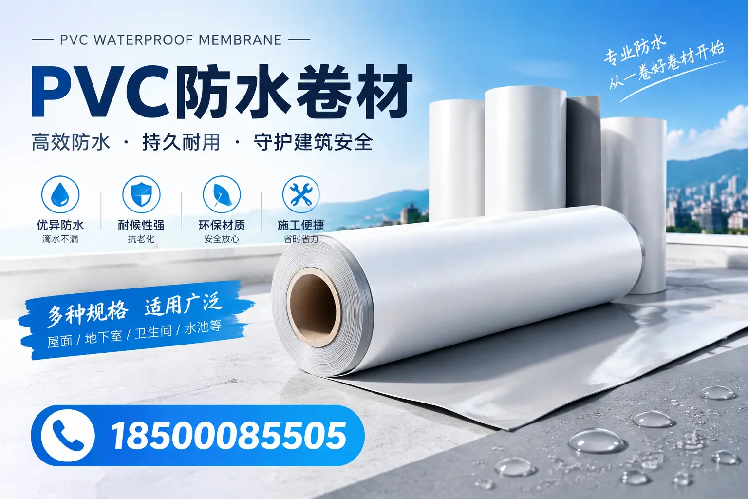 如何选择适合的PVC防水卷材？专家为您解答延安的需求